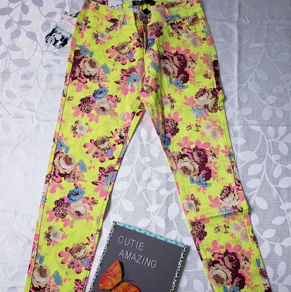 Floral Jeans
